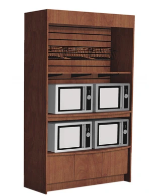 Four Microwave Oven Cabinet