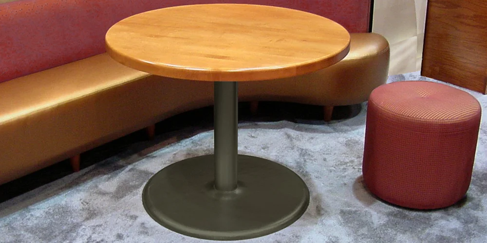 Stamped Steel Table Base Installation