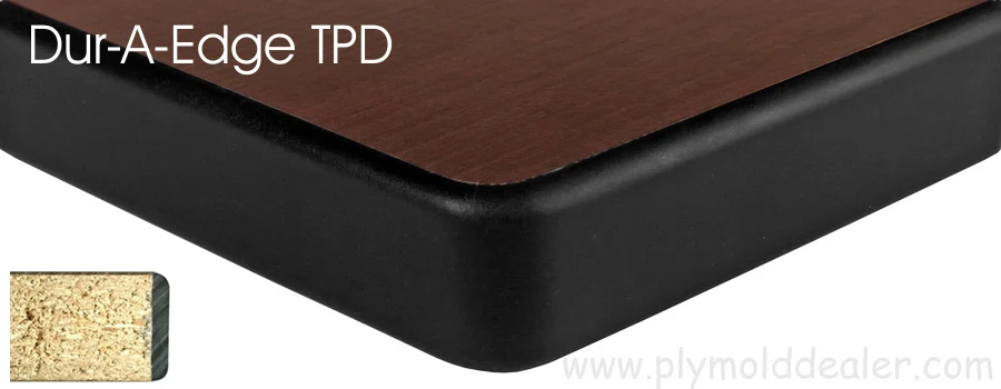 Laminated Plastic Thin Profile Dur A Edge Edge Table Top Detail