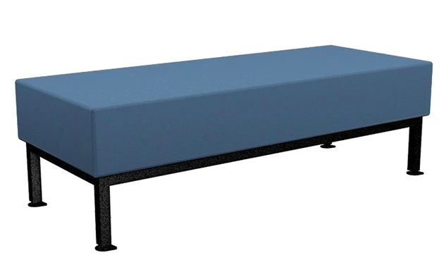 Backless Upholstered Booth Bench