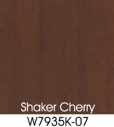 Shaker Cherry Plastic Laminate Selection